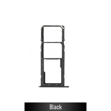 Dual SIM Card Tray for Samsung Galaxy A11-Black (Not for AU)