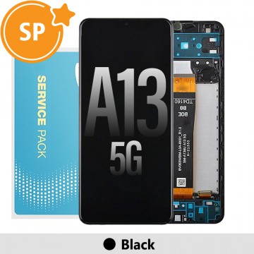 Samsung Galaxy A13 5G A136B LCD Screen Replacement Digitizer with Frame (Service Pack)-Black