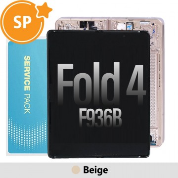 Samsung Galaxy Z Fold4 F936B Screen Digitizer Replacement with Frame GH82-29461C (Service Pack)-Beige (Blackout issue fix: https://youtu.be/CEnwc6FKJLk)