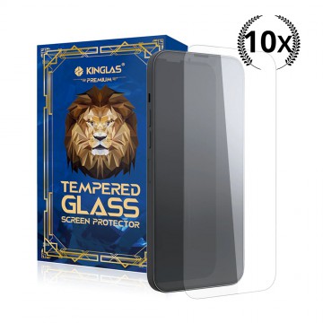 Kinglas 10 Packs Tempered Glass Screen Protector For iPhone 14 Pro