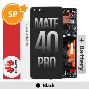 Huawei Mate 40 Pro OLED Screen Digitizer 02353YMT (Service Pack)-Black