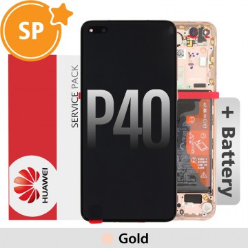 Huawei P40 OLED Screen Digitizer 02353MFV (Service Pack)-Gold