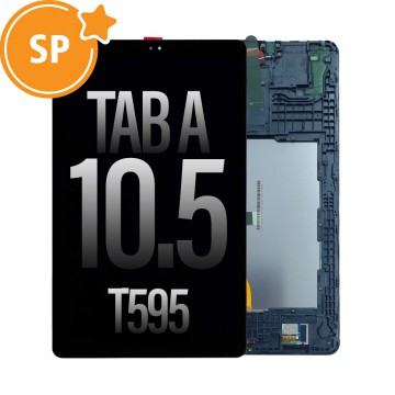 LCD Assembly Replacement for Samsung Galaxy Tab A 10.5 (LTE) T595 GH97-22197A/GH97-22198A (Service Pack)-Black