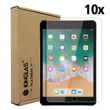 Kinglas 10 Packs Tempered Glass Screen Protector For iPad Air 1 / Air 2 / 9.7 (2017) / 9.7 (2018) / Pro 9.7 (2016) (with Wholesale Package)