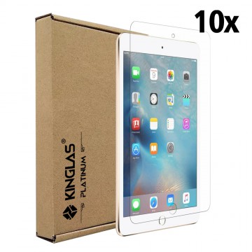Kinglas 10 Packs Tempered Glass Screen Protector For iPad mini 4 (2015) / mini 5 (2019) (with Wholesale Package)