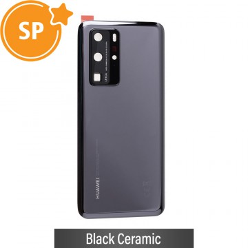 Rear Battery Cover For Huawei P40 Pro Plus 02353SKU (Service Pack)-Black Ceramic