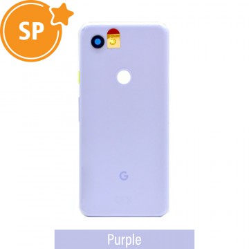 Rear Cover Glass for Google Pixel 3a 20GS4PW0003 (Service Pack)-Purple