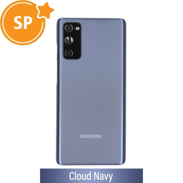 Rear Cover Glass For Samsung Galaxy S20 FE / 5G G780F / G781B GH82-24223A/GH82-24263A (Service Pack)-Cloud Navy