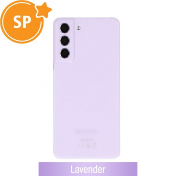 Rear Cover Glass For Samsung Galaxy S21 FE 5G G990B GH82-26156D (Service Pack)-Lavender