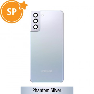 Rear Cover Glass For Samsung Galaxy S21 Plus G996 GH82-24505C (Service Pack)-Phantom Silver