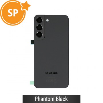 Rear Cover Glass For Samsung Galaxy S22 S901B GH82-27434A (Service Pack)-Phantom Black