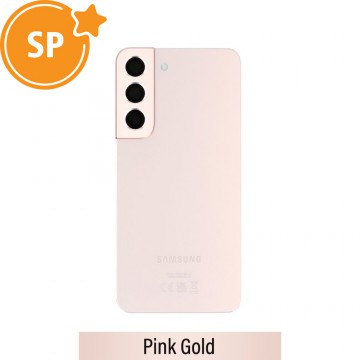 Rear Cover Glass For Samsung Galaxy S22 S901B GH82-27434D (Service Pack)-Pink Gold