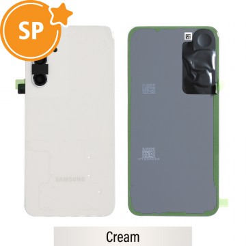 Rear Cover Glass For Samsung Galaxy S23 FE S711B GH82-32788B (Service Pack)-Cream
