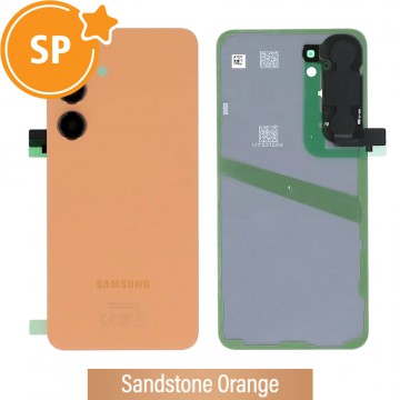 Rear Cover Glass For Samsung Galaxy S24 S921B GH82-33101G (Service Pack)-Sandstone Orange