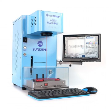 SUNSHINE SS-890B Plus Multi-function Fiber Laser Marking Machine Mobile Phone Wireless Control Laser Marking Auto Focus