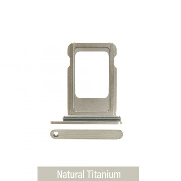 Single SIM Card Tray for iPhone 15 Pro / 15 Pro Max-Gold