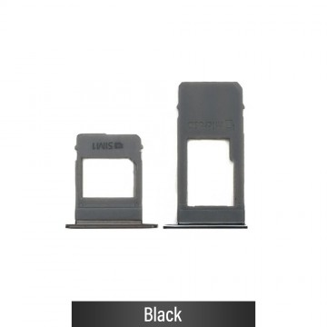 Single SIM Card Tray for Samsung Galaxy A5 (2017) A520F-Black