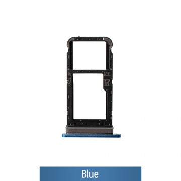 SIM Card Tray for Motorola Moto E7-Blue
