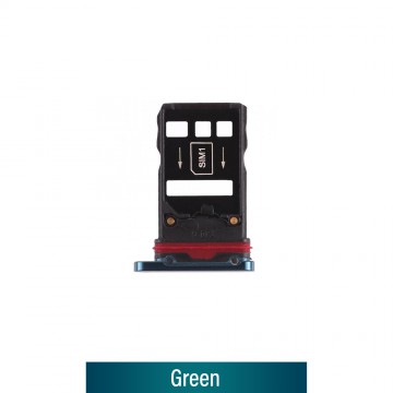 Dual SIM Card Tray for Huawei Mate 20 Pro-Green