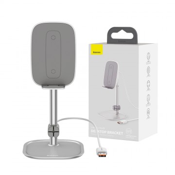 Baseus Literary Youth Desktop Bracket (Telescopic + Wireless Charging)