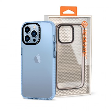 Transparent Candy Color Frame Shockproof Case Cover for iPhone 14