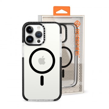 Transparent Candy Color Frame Shockproof Magsafe Case for iPhone 14 Pro Max