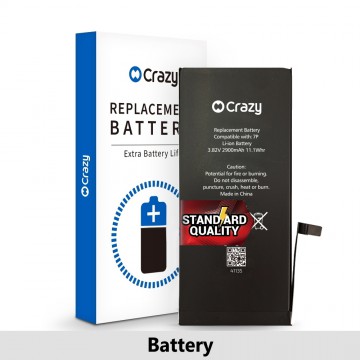 iPhone 7 Plus Replacement Battery with Adhesive Strips 2900mAh (Standard Quality + TI CHIP: 27546)