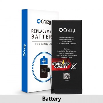 iPhone 7 Replacement Battery with Adhesive Strips 1960mAh (Standard Quality + TI CHIP: 27546)