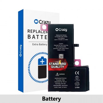 iPhone XS MAX Replacement Battery with Adhesive Strips 3174mAh (Standard Quality + TI CHIP: 27546)