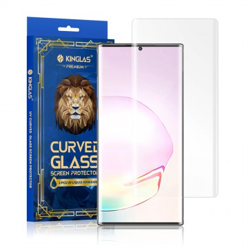 Kinglas 3D Curved UV Tempered Glass Screen Protector For Samsung Galaxy Note 20 (2 PCS UV Liquid Adhesive)