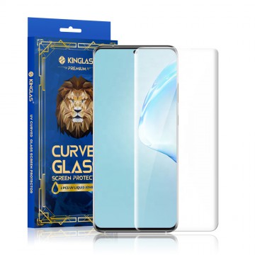 Kinglas 3D Curved UV Tempered Glass Screen Protector For Samsung Galaxy S20 Ultra (2 PCS UV Liquid Adhesive)