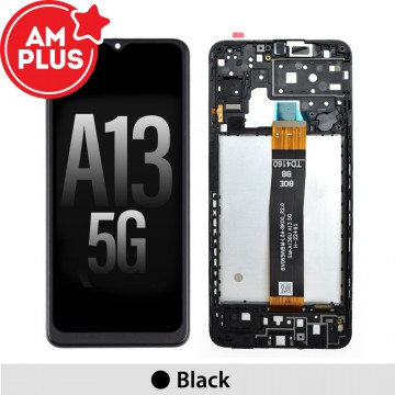 Samsung Galaxy A13 5G A136B AMPLUS LCD Screen Replacement Digitizer with Frame -Black