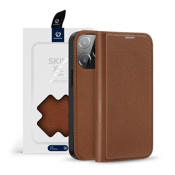 DUX DUCIS SKIN-X2 Series Flip Case With Magnetic Ring for iPhone 14 Pro