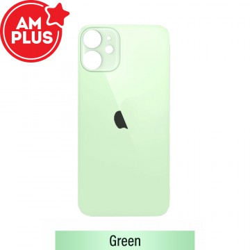 AMPLUS Rear Glass With 3M Adhesive Replacement for iPhone 12-Green