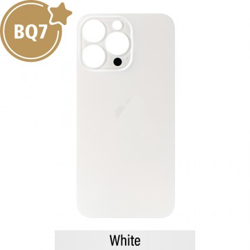 BQ7 Rear Glass With 3M Adhesive Replacement for iPhone 13 Pro-White