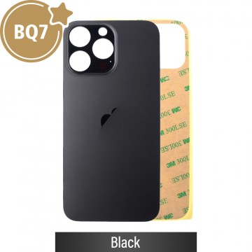 BQ7 Rear Glass With 3M Adhesive Replacement for iPhone 14 Pro Max-Black