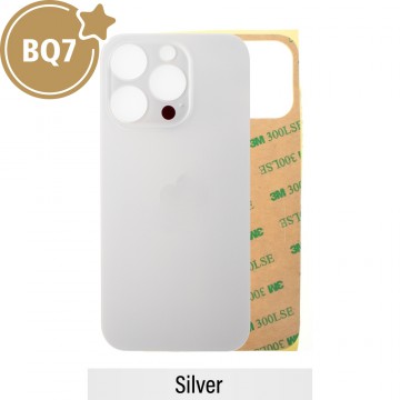 BQ7 Rear Glass With 3M Adhesive Replacement for iPhone 14 Pro-Silver