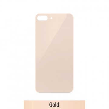 Rear Glass With 3M Adhesive Replacement for iPhone 8 Plus-Gold