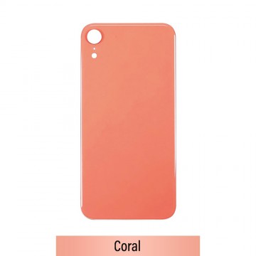 Rear Glass With 3M Adhesive Replacement for iPhone XR-Coral