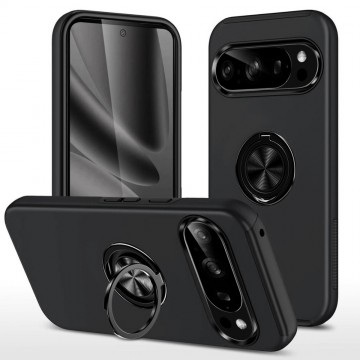 Magnetic Ring Holder Shockproof Case Cover for Google Pixel 10 Pro XL