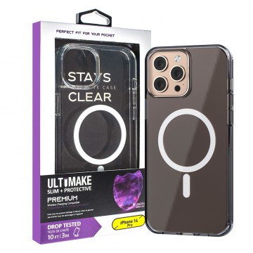 Ultimake Shockproof Transparent Magsafe Cover Case for iPhone 14 Pro