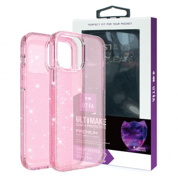 iPhone 15 Pro UTIA Ultimake Glitter Shockproof Case Cover